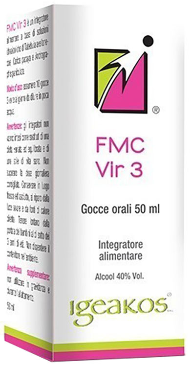 FMC VIR 3 GOCCE ORALI 50 ML - pharmaluna