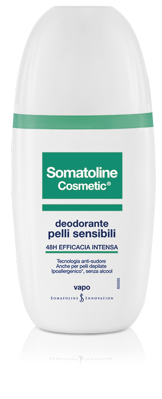 SOMATOLINE COSMETIC DEODORANTE VAPO PELLI SENSIBILI 75 ML - pharmaluna