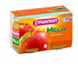 PLASMON OMOGENEIZZATO MELA 2 X 104 G - pharmaluna