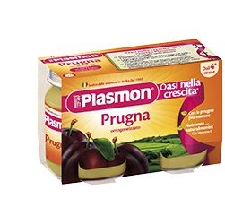 PLASMON OMOGENEIZZATO PRUGNA 2 X 104 G - pharmaluna