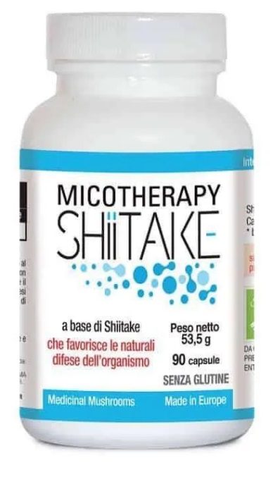 MICOTHERAPY SHIITAKE 90 CAPSULE FLACONE 53,50 G - pharmaluna