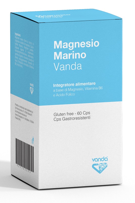 MAGNESIO MARINO VANDA 60 CAPSULE - pharmaluna
