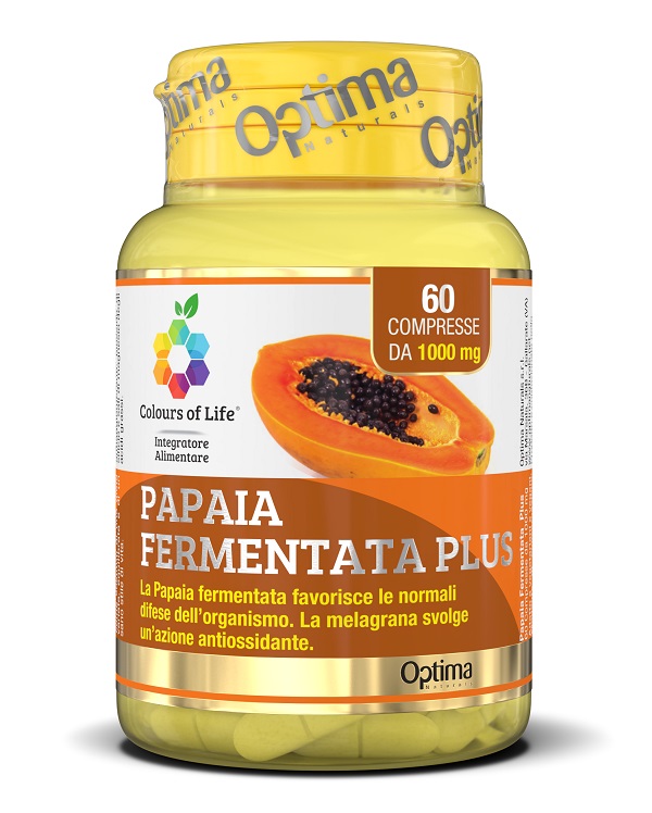 COLOURS OF LIFE FERMENTA PAPAIA PLUS 60 COMPRESSE 1000 MG - pharmaluna