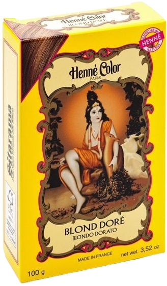 POLVERE HENNE BIONDO DORATO HENNE COLOR POLVERE VEGETALE COLORANTE RIFLESSANTE 100 G - pharmaluna