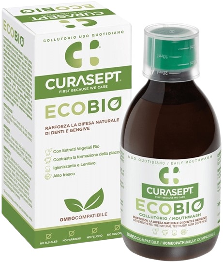 CURASEPT COLLUTORIO ECOBIO 300 ML PHARMADENT - pharmaluna