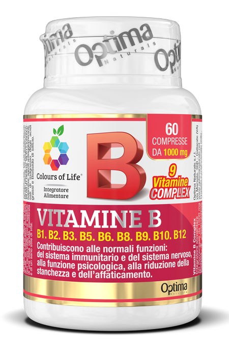 COLOURS OF LIFE VITAMINE B COMPLEX 60 COMPRESSE 1000 MG - pharmaluna