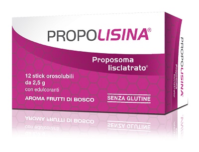 PROPOLISINA FRUTTI DI BOSCO 12 STICK OROSOLUBILI - pharmaluna