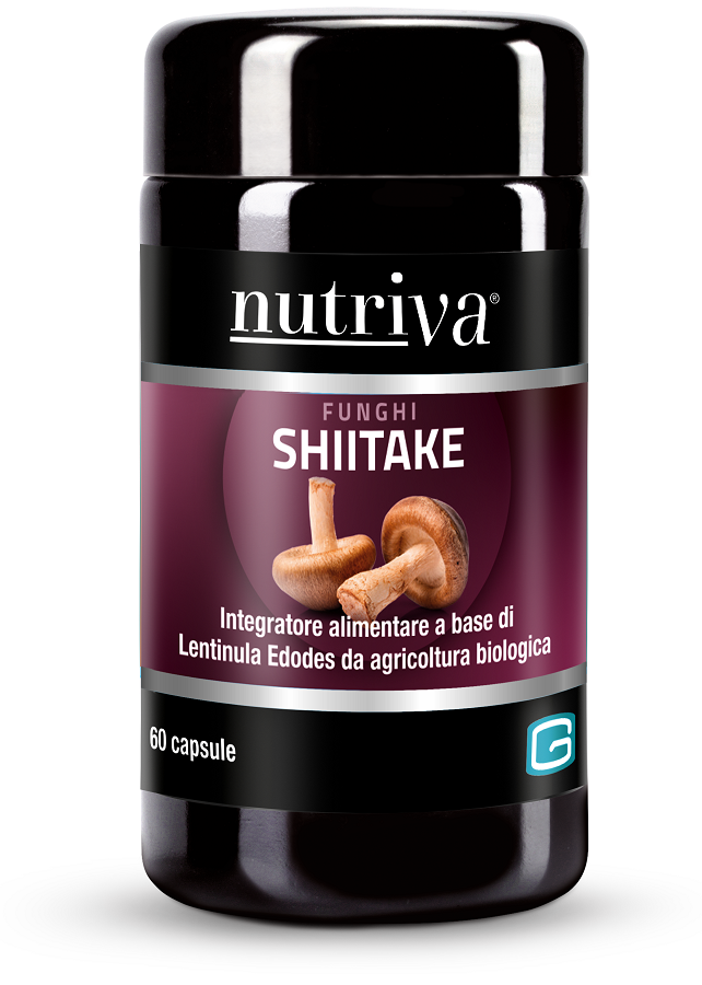 NUTRIVA SHITAKE 60 VEGICAPSULE - pharmaluna