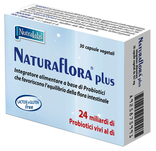 NATURAFLORA PLUS 30 CAPSULE GASTRORESISTENTI - pharmaluna