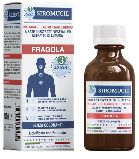 SIROMUCIL 3 AZIONI FRAGOLA 150 ML - pharmaluna