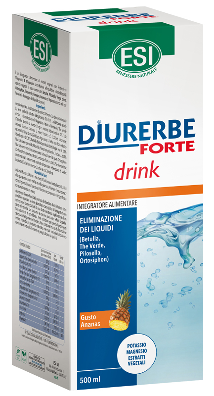ESI DIURERBE FORTE DRINK ANANAS 500 ML - pharmaluna