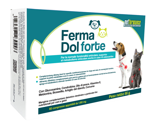 PETFORMANCE FERMA DOL FORTE 60 COMPRESSE - pharmaluna