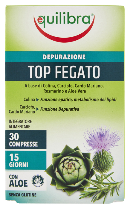 TOP FEGATO 30 COMPRESSE - pharmaluna