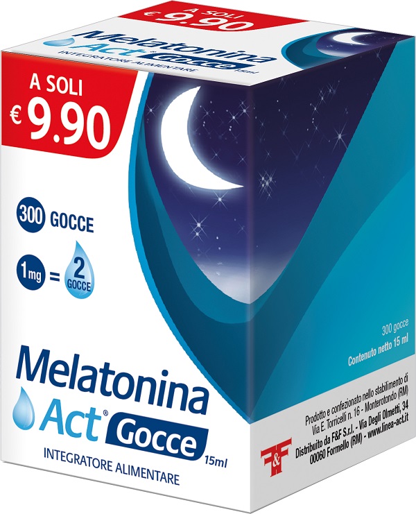 MELATONINA ACT GOCCE 15 ML - pharmaluna