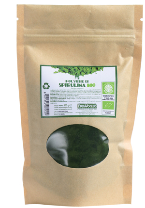 SPIRULINA POLVERE BIOLOGICO 200G - pharmaluna