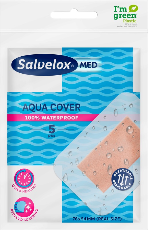 CEROTTO SALVELOX MED AQUA COVER 12X5 CM 5 PEZZI - pharmaluna
