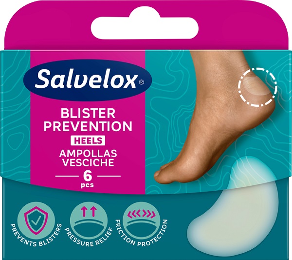CEROTTO VESCICHE SALVELOX BLISTER PREVENTION HEELS 6 PEZZI - pharmaluna