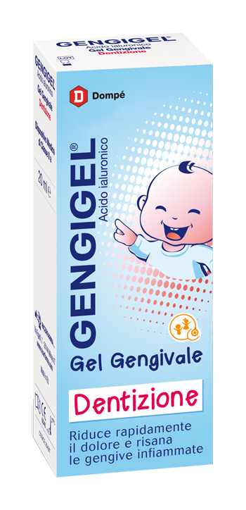 GENGIGEL GEL DENTIZIONE ACIDO IALURONICO 20 ML - pharmaluna