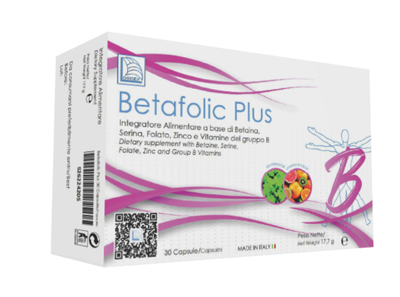 BETAFOLIC PLUS 30 CAPSULE ASTUCCIO 18,6 G - pharmaluna