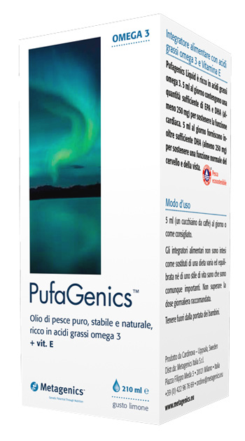 PUFAGENICS LIQUID LIMONE 210 ML - pharmaluna