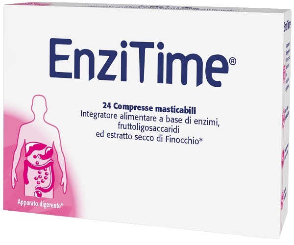 ENZITIME 24 COMPRESSE MASTICABILI - pharmaluna