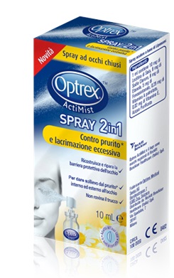 SPRAY OCULARE OPTREX ACTIMIST 2 IN 1 CONTRO IL PRURITO 1 PEZZO - pharmaluna