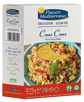 PIACERI MEDITERRANEI COUS COUS DI MAIS 375 G - pharmaluna