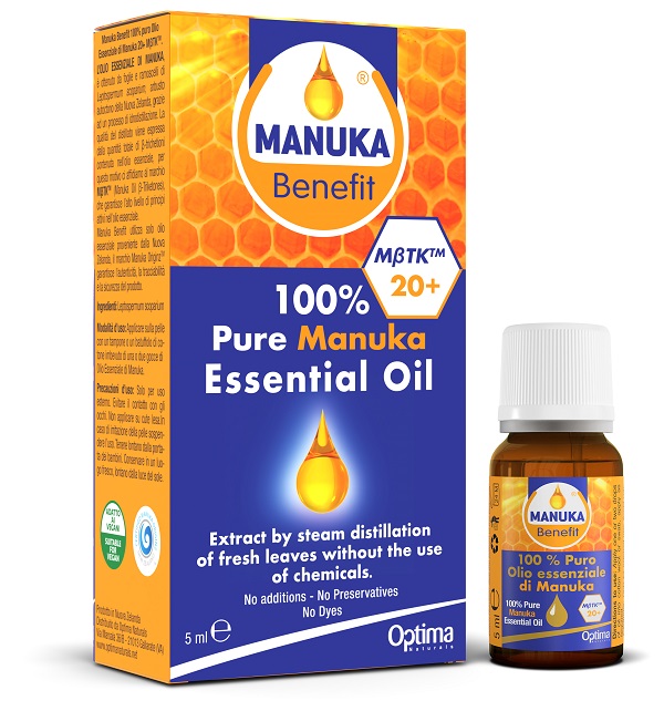MANUKA BENEFIT OLIO ESSENZIALE DI MANUKA 5 ML - pharmaluna