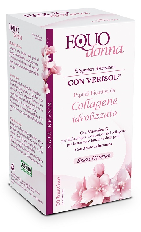 EQUODONNA COLLAGENE PELLE 20 BUSTE - pharmaluna