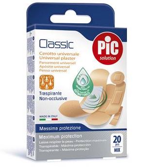 CEROTTO PIC CLASSIC MIX ANTIBATTERICO 20 PEZZI - pharmaluna