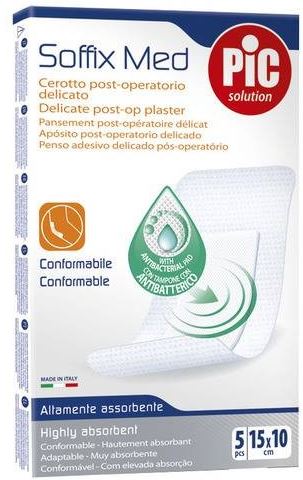 CEROTTO PIC SOFFIX MED IN TNT 10X15 CM 5 PEZZI - pharmaluna