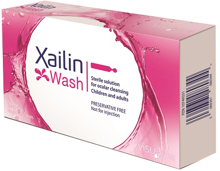 XAILIN WASH SOLUZIONE STERILE OCULARE 20 FLACONCINI 5 ML MONODOSE - pharmaluna
