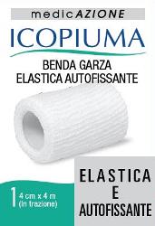ICOPIUMA BENDA GARZA ELASTICA AUTOFISSANTE CM 4X4 MT - pharmaluna