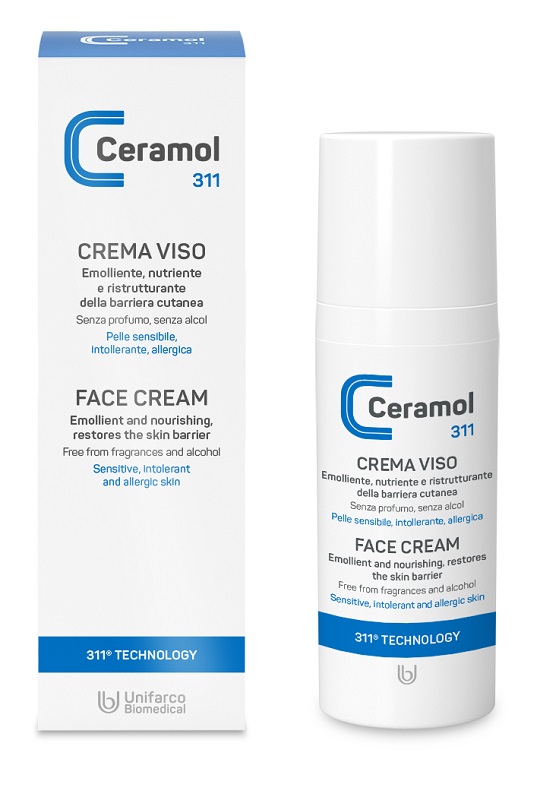 CERAMOL 311 CREMA VISO 50 ML - pharmaluna