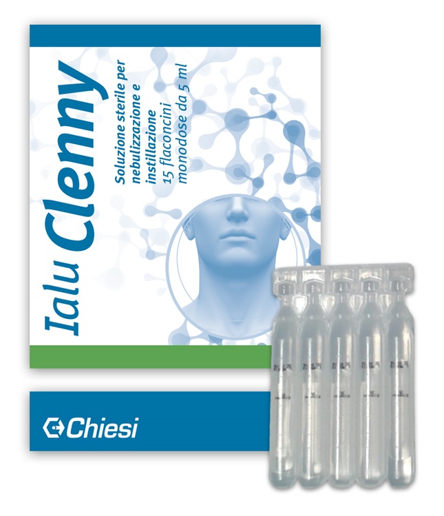 IALU CLENNY 15 FLACONCINI 5 ML SOLUZIONE STERILE PER NEBULIZZAZIONE E INSTILLAZIONE CON ACIDO IALURONICO - pharmaluna
