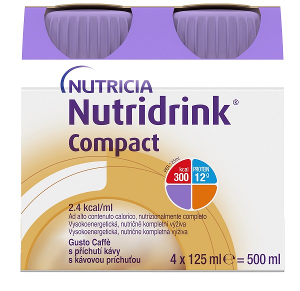 NUTRICIA NUTRIDRINK COMPACT GUSTO CAFFE' 4 BOTTIGLIE DA 125 ML - pharmaluna