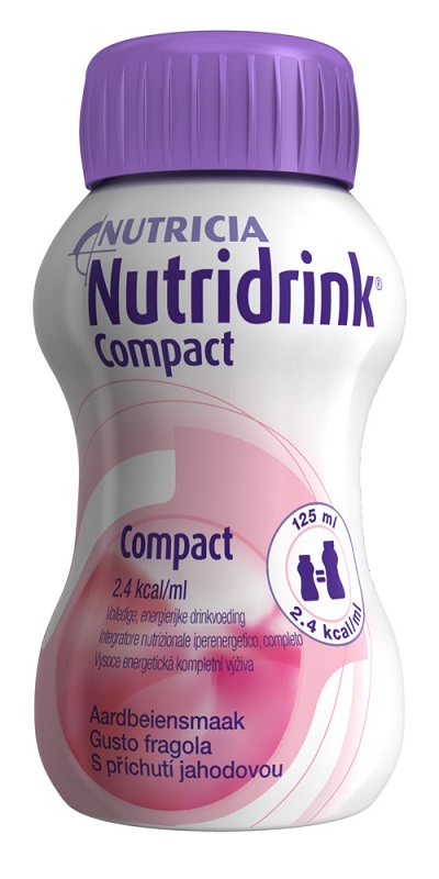 NUTRIDRINK COMPACT FRAGOLA 4X125 ML - pharmaluna