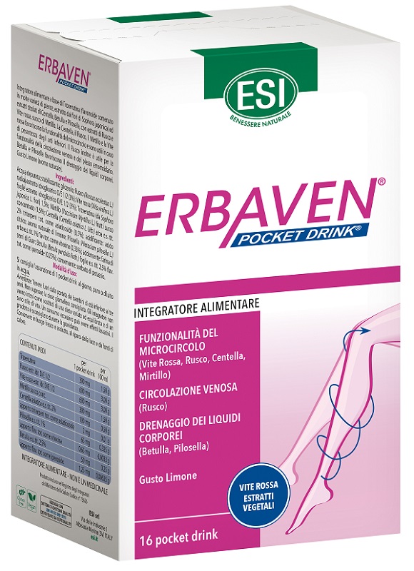 ESI ERBAVEN 16 POCKET DRINK 320 ML - pharmaluna