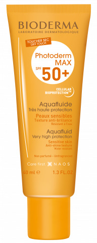 PHOTODERM MAX AQUAFLUID NP FLUIDO SOLARE SPF 50+ UVA 24 40 ML - pharmaluna