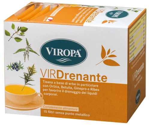 VIROPA DRENANTE TISANA 15 BUSTINE - pharmaluna