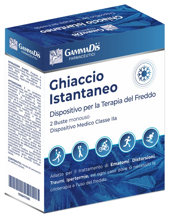 GHIACCIO ISTANTANEO TNT GAMMADIS 2 PEZZI - pharmaluna