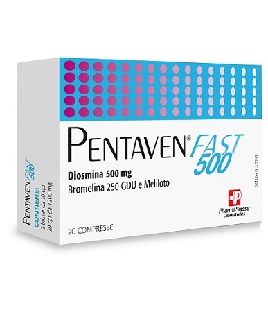 PENTAVEN FAST 500 20 COMPRESSE - pharmaluna