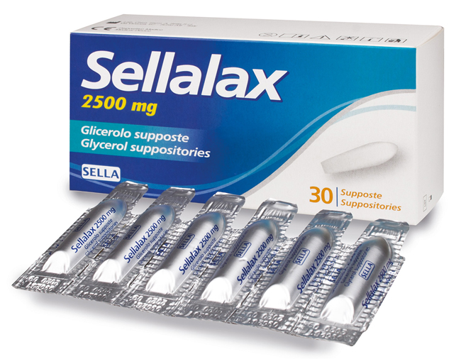 SELLALAX 2500MG SUPPOSTE GLICEROLO 30 PEZZI - pharmaluna