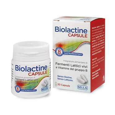 BIOLACTINE FERMENTI + VITAMINE 20 CAPSULE - pharmaluna