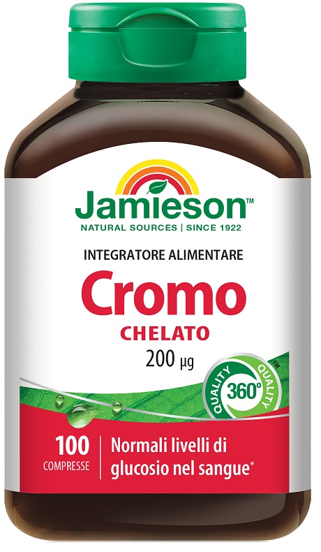 JAMIESON CROMO CHELATO 100 COMPRESSE - pharmaluna