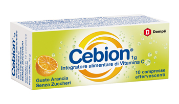 CEBION EFFERVESCENTE VIT C SENZA ZUCCHERO 10 COMPRESSE - pharmaluna
