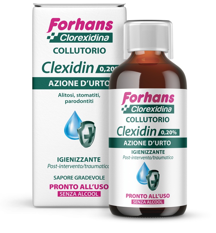 FORHANS CLEXIDIN 0,20 SENZA ALCOOL 200 ML - pharmaluna