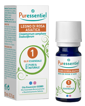 PURESSENTIEL OLIO ESSENZIALE LEGNO ROSA ASIATICA 10 ML - pharmaluna