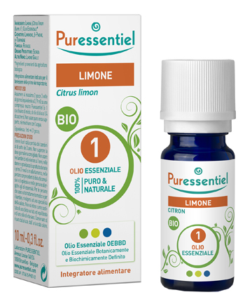 PURESSENTIEL LIMONE OLIO ESSENZIALE BIO 10 ML - pharmaluna