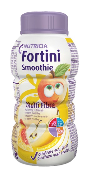 FORTINI SMOOTHIE MULTI FIBRE GUSTO FRUTTI GIALLI 200 ML - pharmaluna
